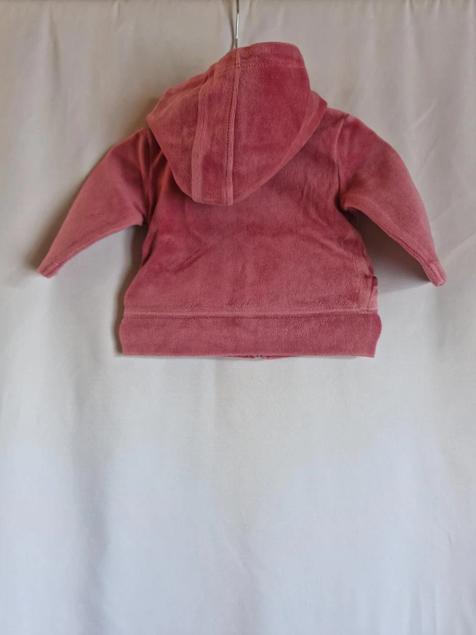 Cardigã com capuz e zíper para bebê menina - Tamanho 3 meses – photo 6